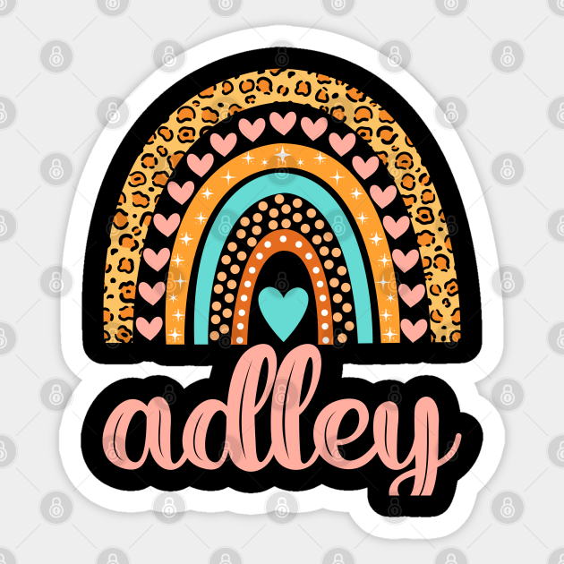 Adley Name Adley Birthday Adley Sticker TeePublic